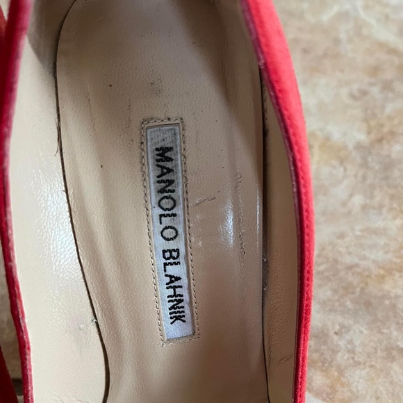 Manolo Blahnik Red Heels - Picture 7 of 11